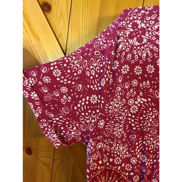 Torrid Womens Button Drawstring Front Romper Shorts Red Size 1/XL (5303) - Picture 4 of 8